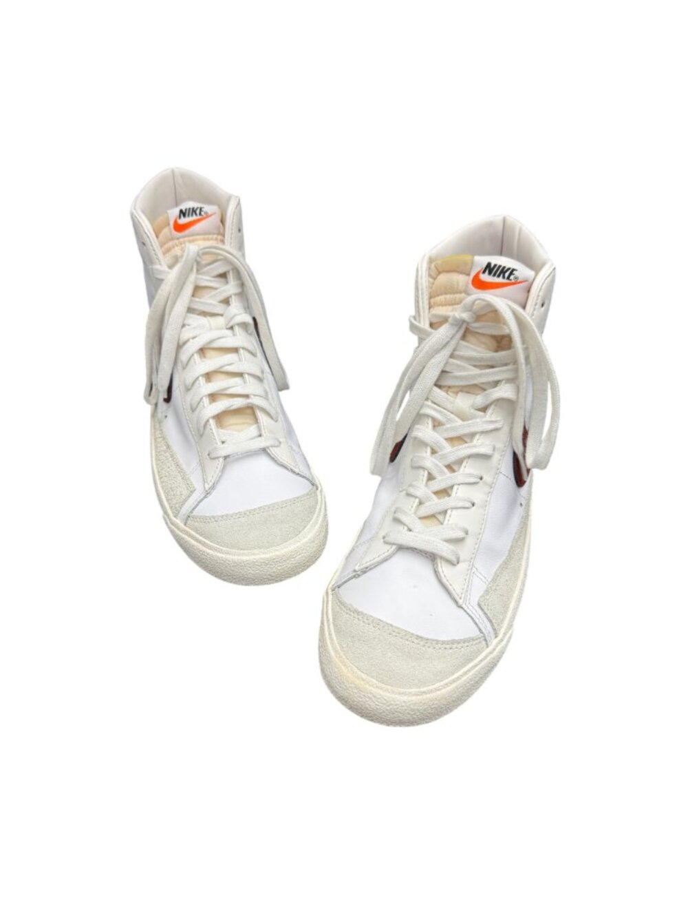 Nike Blazer Mid '77 Vintage White Team Red High Top Sneaker BQ6806-111, Size 12 - Picture 3 of 10